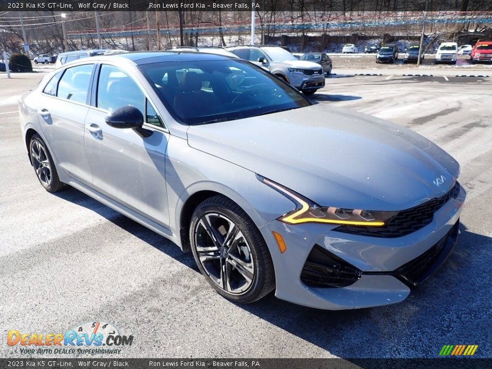 2023 Kia K5 GT-Line Wolf Gray / Black Photo #2