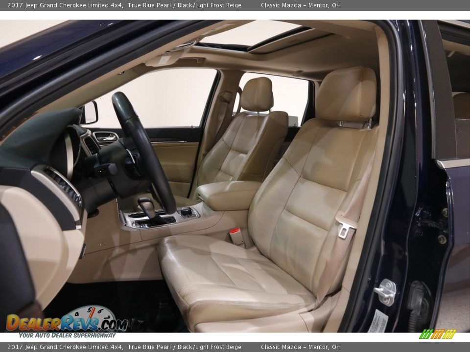 2017 Jeep Grand Cherokee Limited 4x4 True Blue Pearl / Black/Light Frost Beige Photo #5