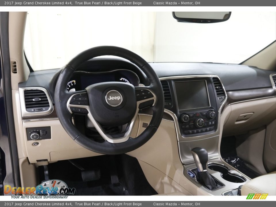 2017 Jeep Grand Cherokee Limited 4x4 True Blue Pearl / Black/Light Frost Beige Photo #6