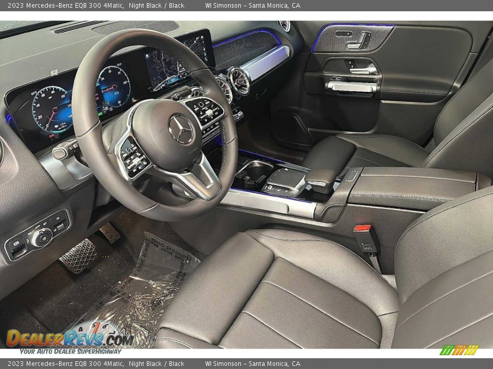 Black Interior - 2023 Mercedes-Benz EQB 300 4Matic Photo #8
