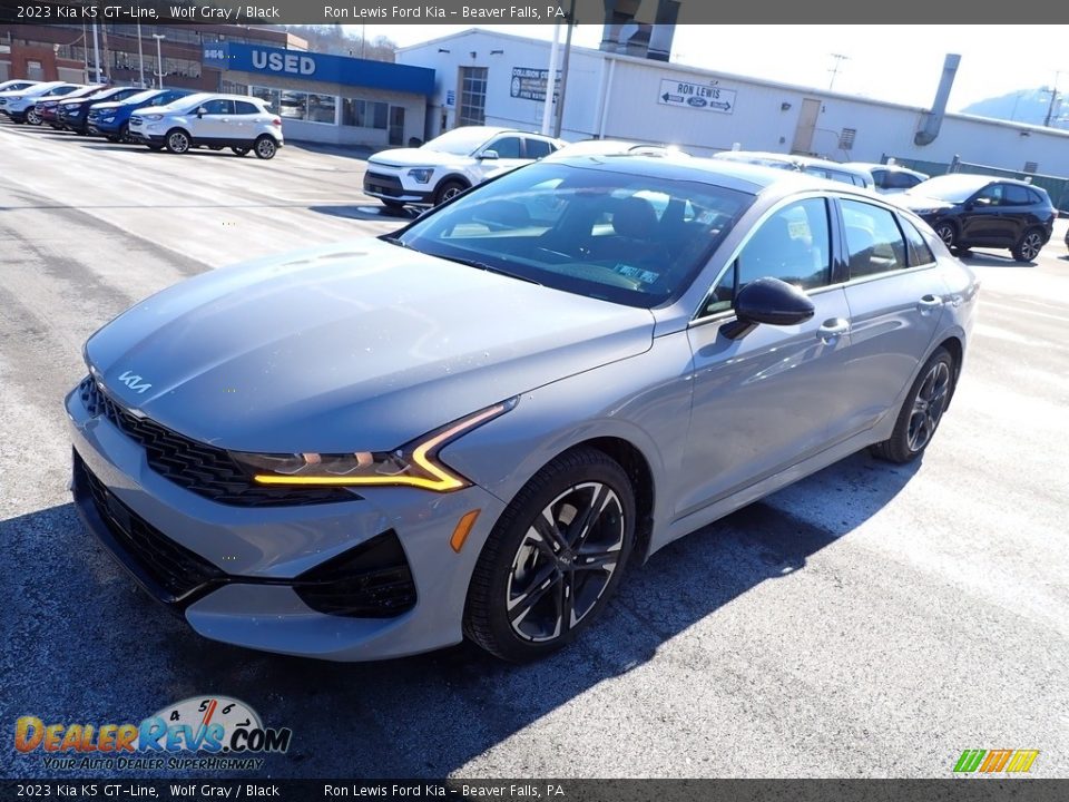 2023 Kia K5 GT-Line Wolf Gray / Black Photo #4