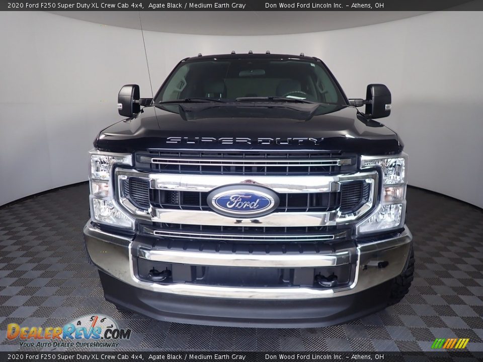 2020 Ford F250 Super Duty XL Crew Cab 4x4 Agate Black / Medium Earth Gray Photo #5