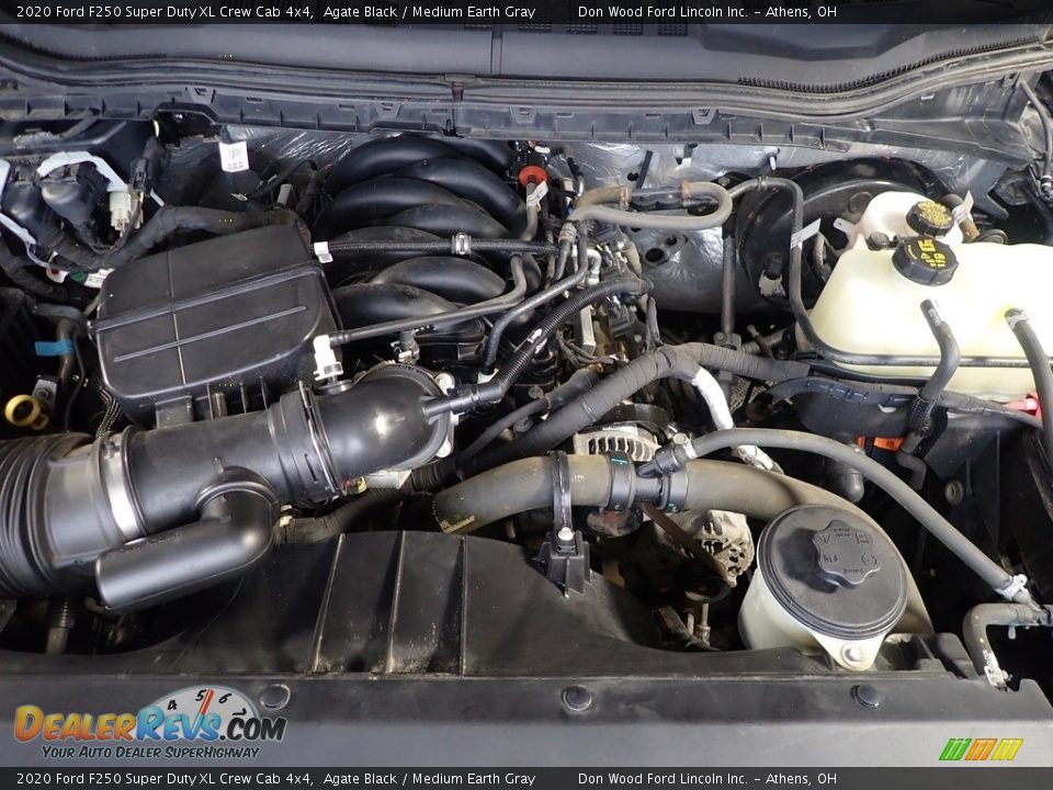 2020 Ford F250 Super Duty XL Crew Cab 4x4 Agate Black / Medium Earth Gray Photo #7