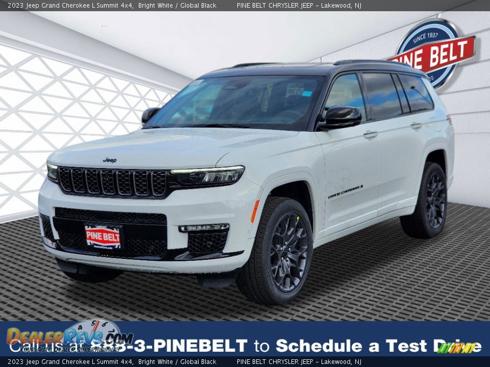 2023 Jeep Grand Cherokee L Summit 4x4 Bright White / Global Black Photo #1