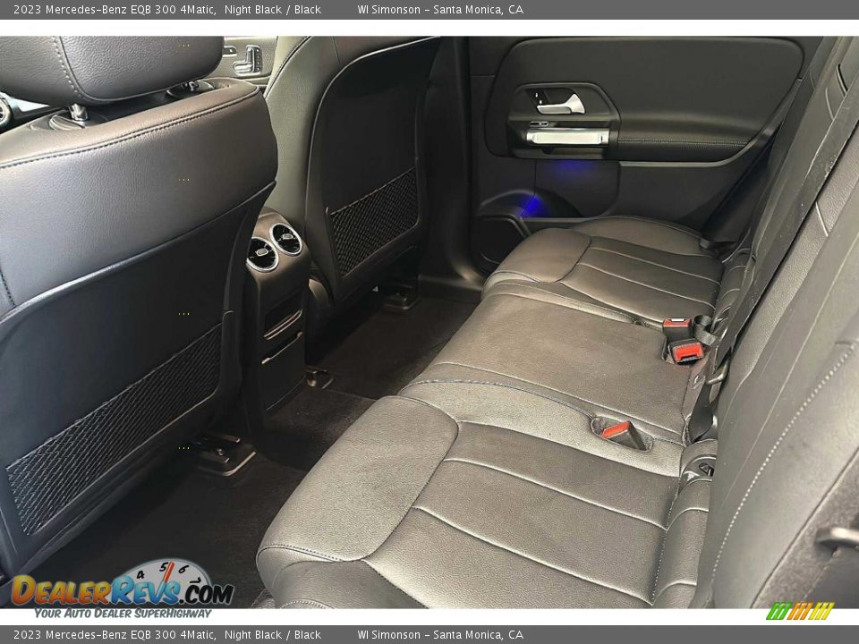 Rear Seat of 2023 Mercedes-Benz EQB 300 4Matic Photo #10