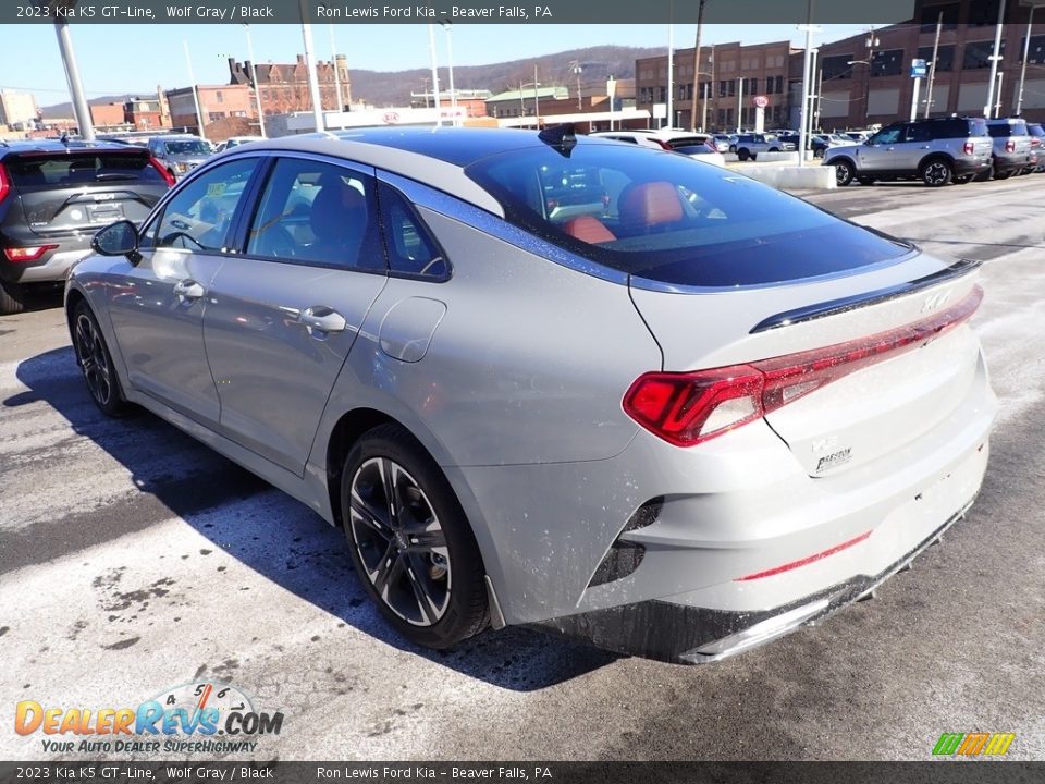 2023 Kia K5 GT-Line Wolf Gray / Black Photo #6