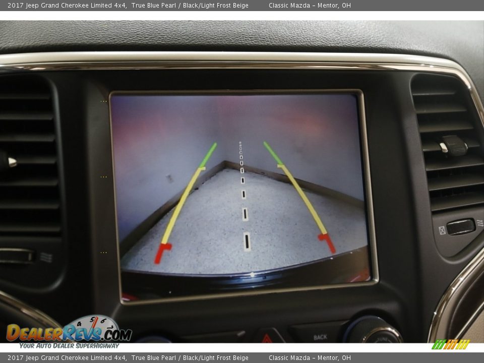 2017 Jeep Grand Cherokee Limited 4x4 True Blue Pearl / Black/Light Frost Beige Photo #15