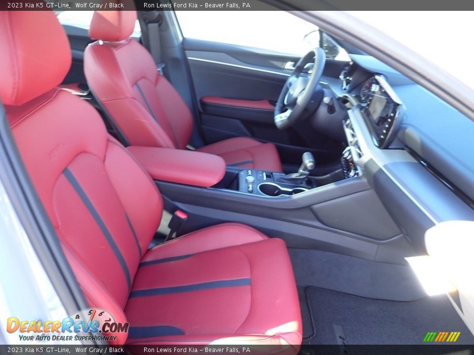 2023 Kia K5 GT-Line Wolf Gray / Black Photo #11