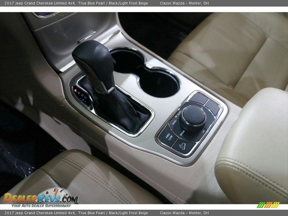 2017 Jeep Grand Cherokee Limited 4x4 True Blue Pearl / Black/Light Frost Beige Photo #16