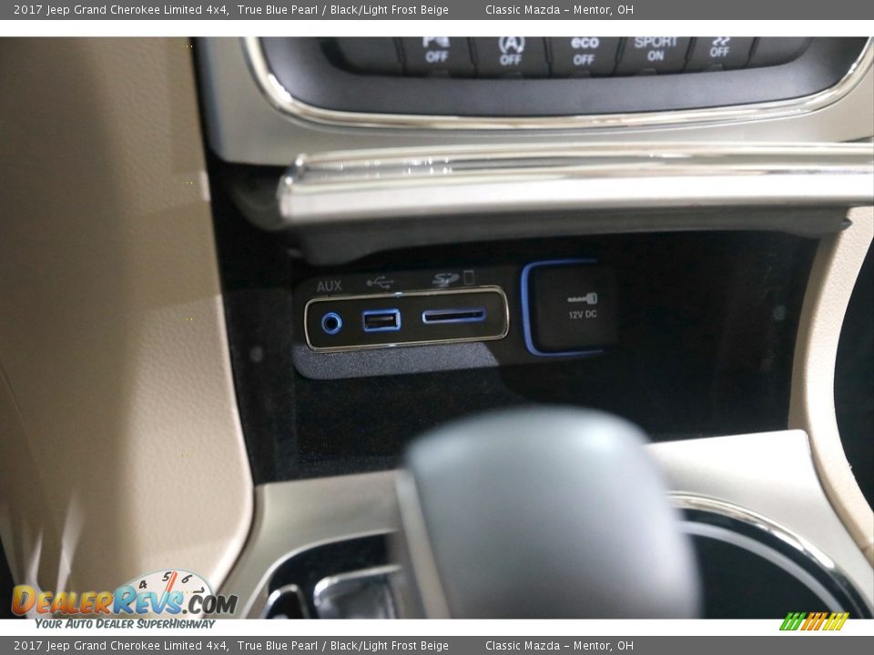 2017 Jeep Grand Cherokee Limited 4x4 True Blue Pearl / Black/Light Frost Beige Photo #18