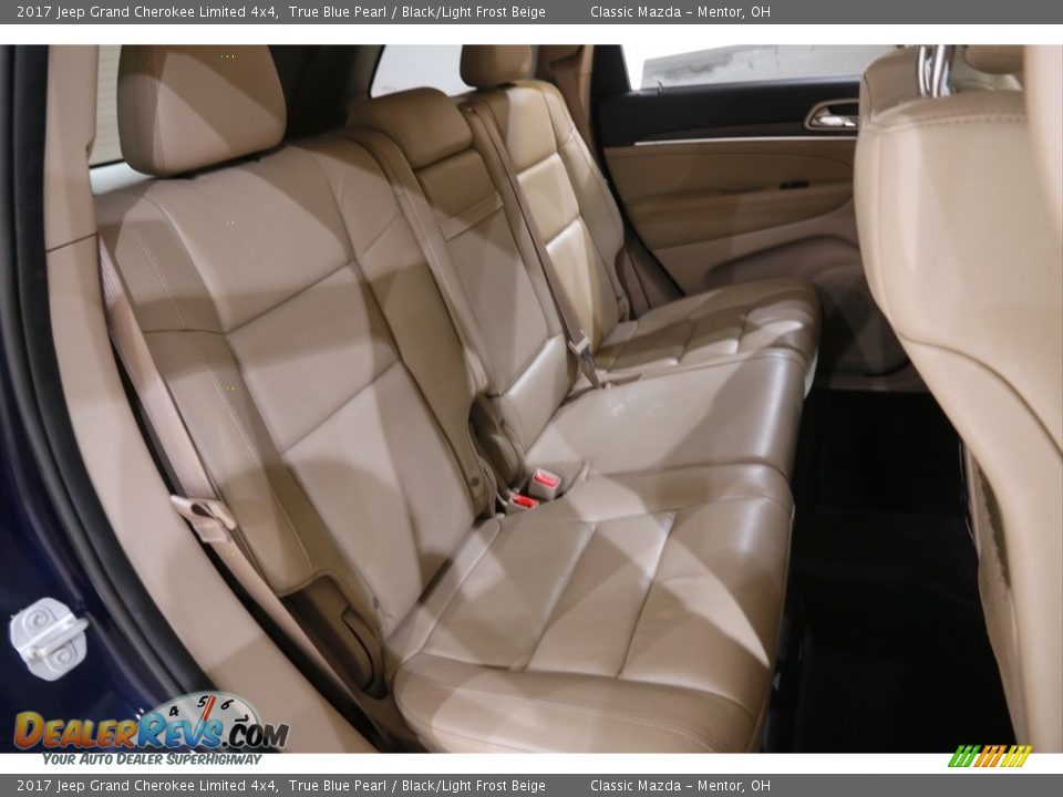 2017 Jeep Grand Cherokee Limited 4x4 True Blue Pearl / Black/Light Frost Beige Photo #20
