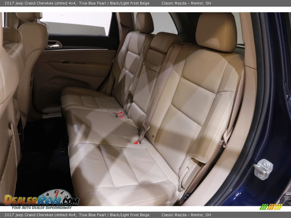 2017 Jeep Grand Cherokee Limited 4x4 True Blue Pearl / Black/Light Frost Beige Photo #21