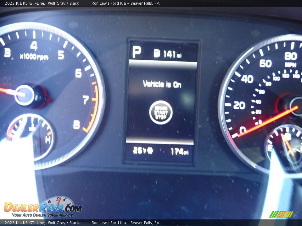 2023 Kia K5 GT-Line Wolf Gray / Black Photo #17