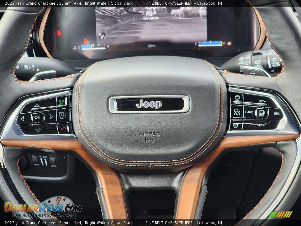 2023 Jeep Grand Cherokee L Summit 4x4 Steering Wheel Photo #12