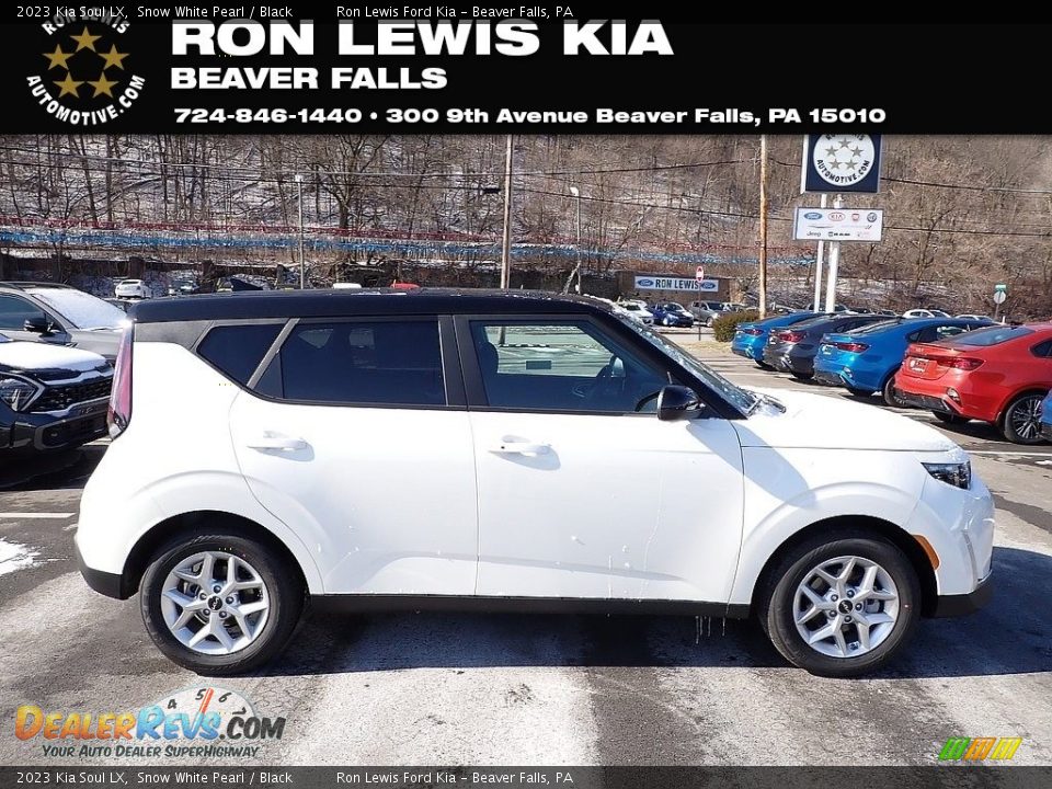 2023 Kia Soul LX Snow White Pearl / Black Photo #1