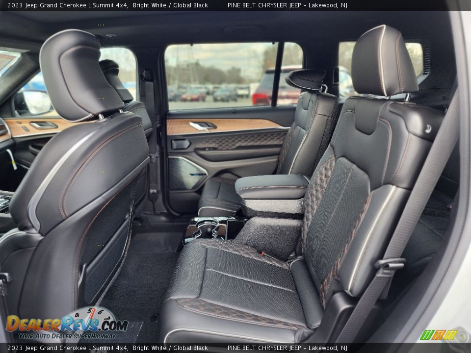 Rear Seat of 2023 Jeep Grand Cherokee L Summit 4x4 Photo #15