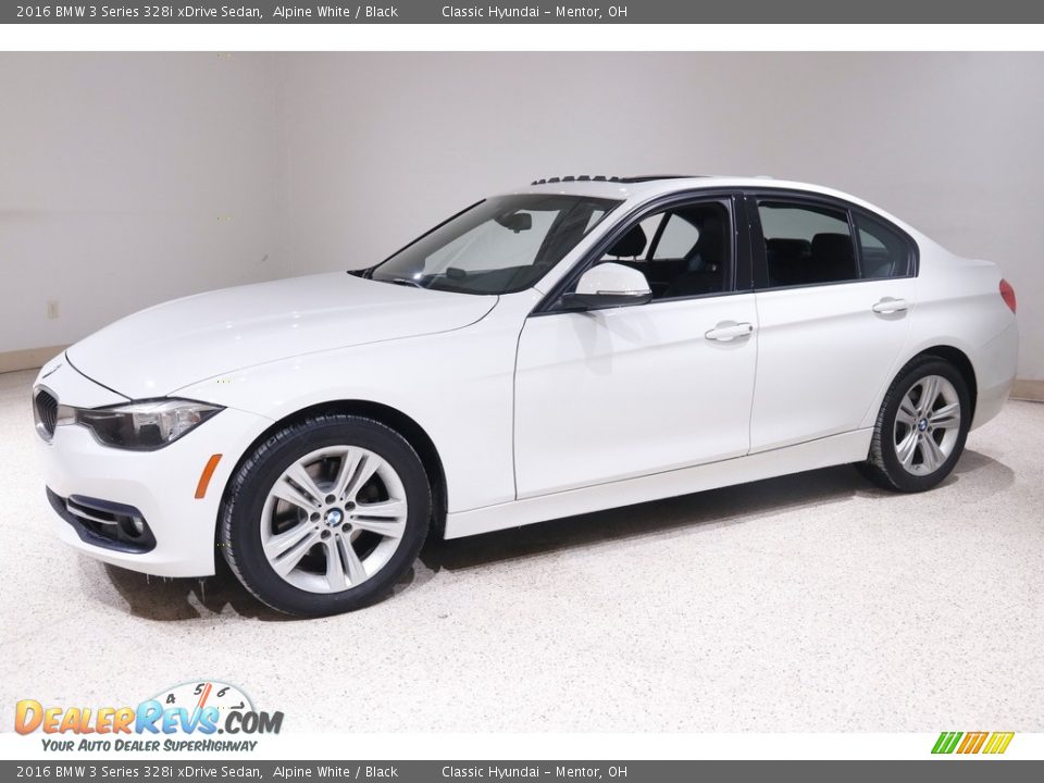 2016 BMW 3 Series 328i xDrive Sedan Alpine White / Black Photo #3