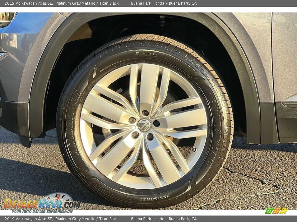 2019 Volkswagen Atlas SE Platinum Gray Metallic / Titan Black Photo #36
