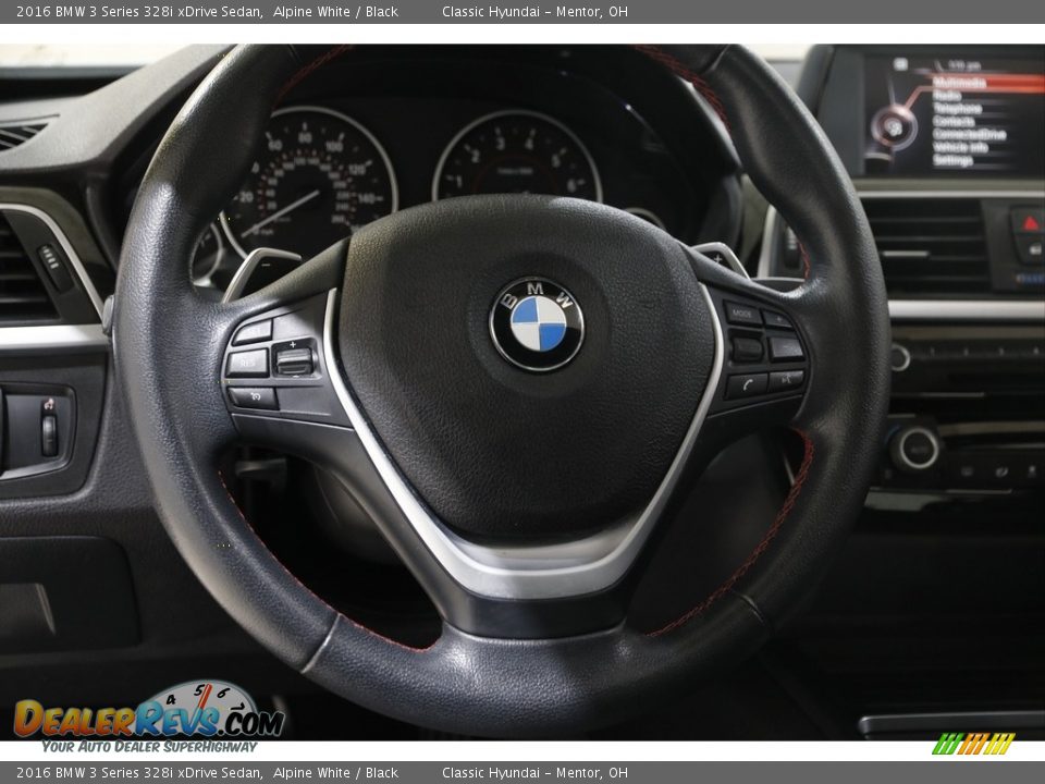 2016 BMW 3 Series 328i xDrive Sedan Alpine White / Black Photo #6