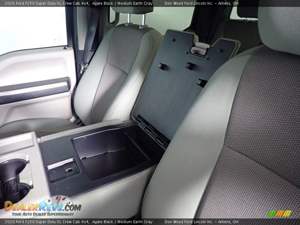 2020 Ford F250 Super Duty XL Crew Cab 4x4 Agate Black / Medium Earth Gray Photo #27