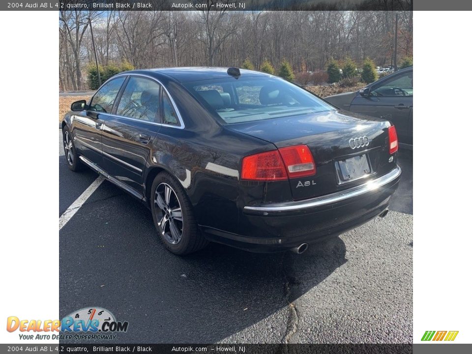 2004 Audi A8 L 4.2 quattro Brilliant Black / Black Photo #3