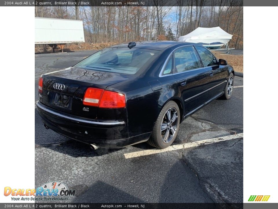 2004 Audi A8 L 4.2 quattro Brilliant Black / Black Photo #5