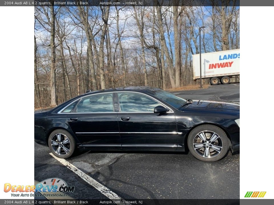 2004 Audi A8 L 4.2 quattro Brilliant Black / Black Photo #6