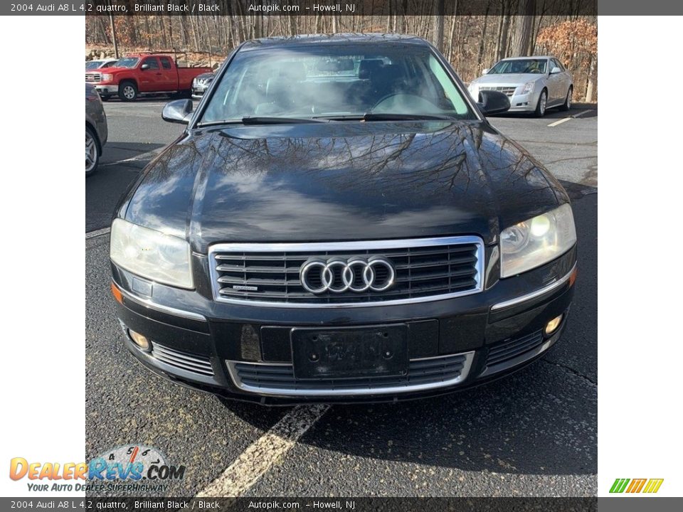 2004 Audi A8 L 4.2 quattro Brilliant Black / Black Photo #8