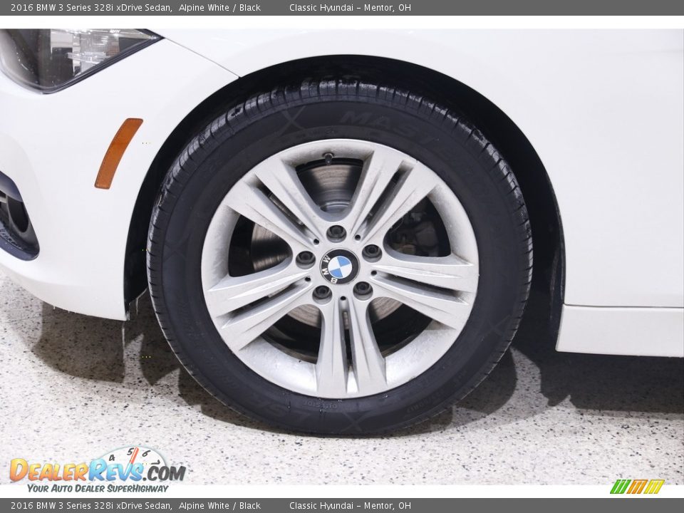 2016 BMW 3 Series 328i xDrive Sedan Alpine White / Black Photo #21