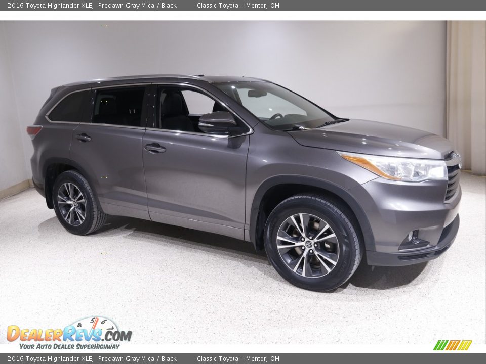2016 Toyota Highlander XLE Predawn Gray Mica / Black Photo #1