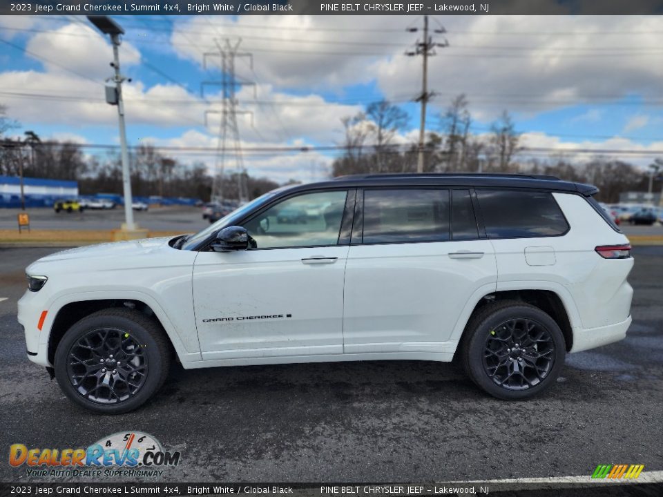 2023 Jeep Grand Cherokee L Summit 4x4 Bright White / Global Black Photo #3