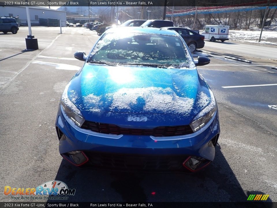2023 Kia Forte GT-Line Sporty Blue / Black Photo #3