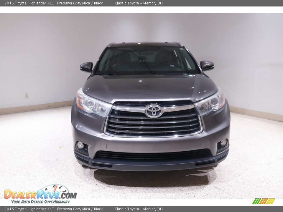 2016 Toyota Highlander XLE Predawn Gray Mica / Black Photo #2