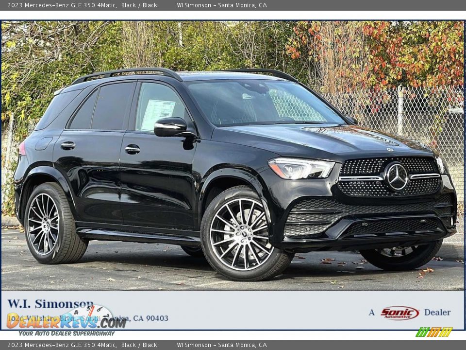 2023 Mercedes-Benz GLE 350 4Matic Black / Black Photo #1