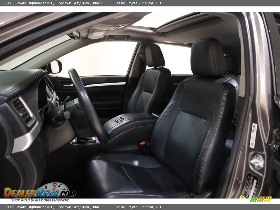 2016 Toyota Highlander XLE Predawn Gray Mica / Black Photo #5