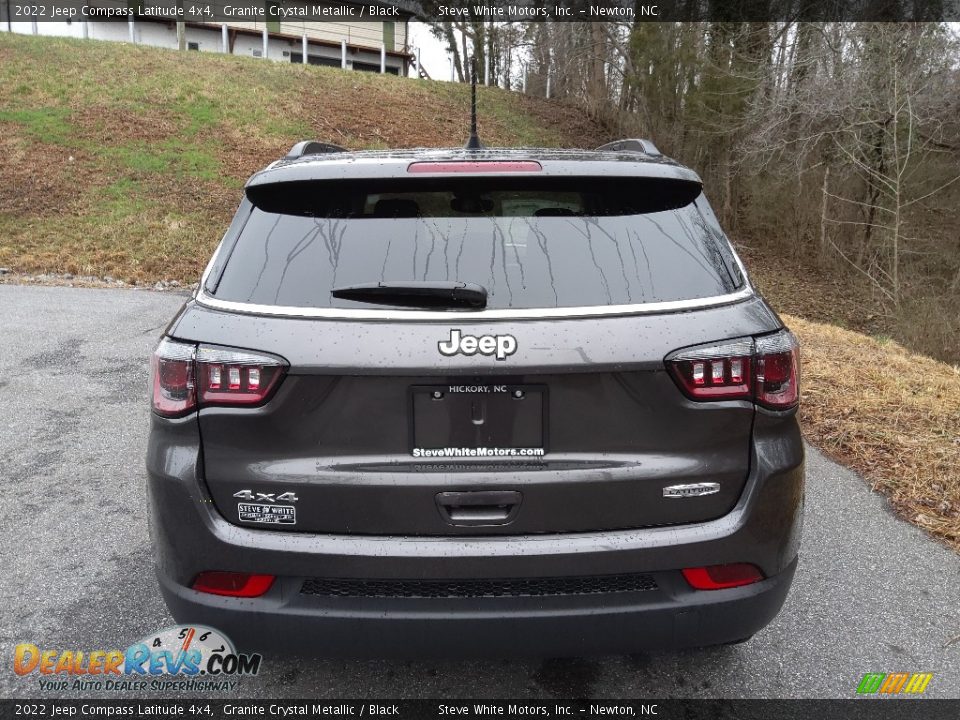 2022 Jeep Compass Latitude 4x4 Granite Crystal Metallic / Black Photo #7