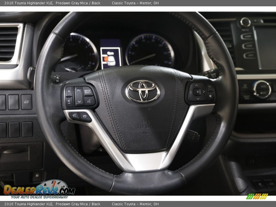 2016 Toyota Highlander XLE Predawn Gray Mica / Black Photo #7