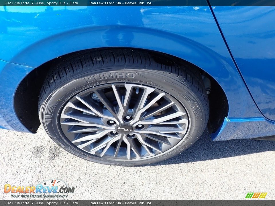 2023 Kia Forte GT-Line Sporty Blue / Black Photo #9