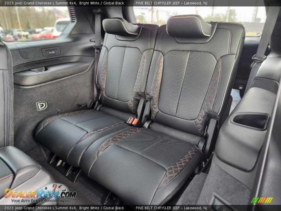 Rear Seat of 2023 Jeep Grand Cherokee L Summit 4x4 Photo #9