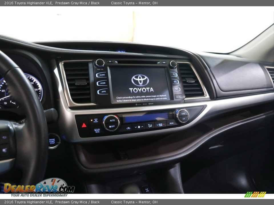 2016 Toyota Highlander XLE Predawn Gray Mica / Black Photo #9