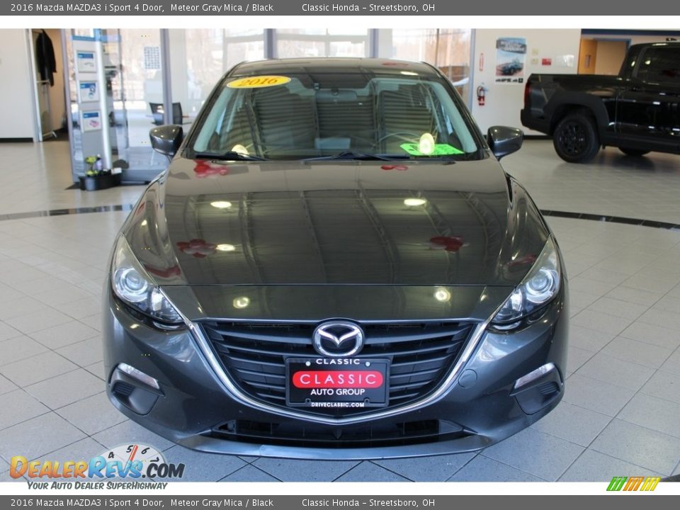 2016 Mazda MAZDA3 i Sport 4 Door Meteor Gray Mica / Black Photo #2