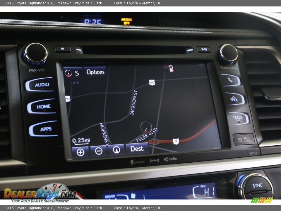 2016 Toyota Highlander XLE Predawn Gray Mica / Black Photo #12