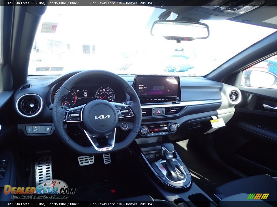 2023 Kia Forte GT-Line Sporty Blue / Black Photo #13