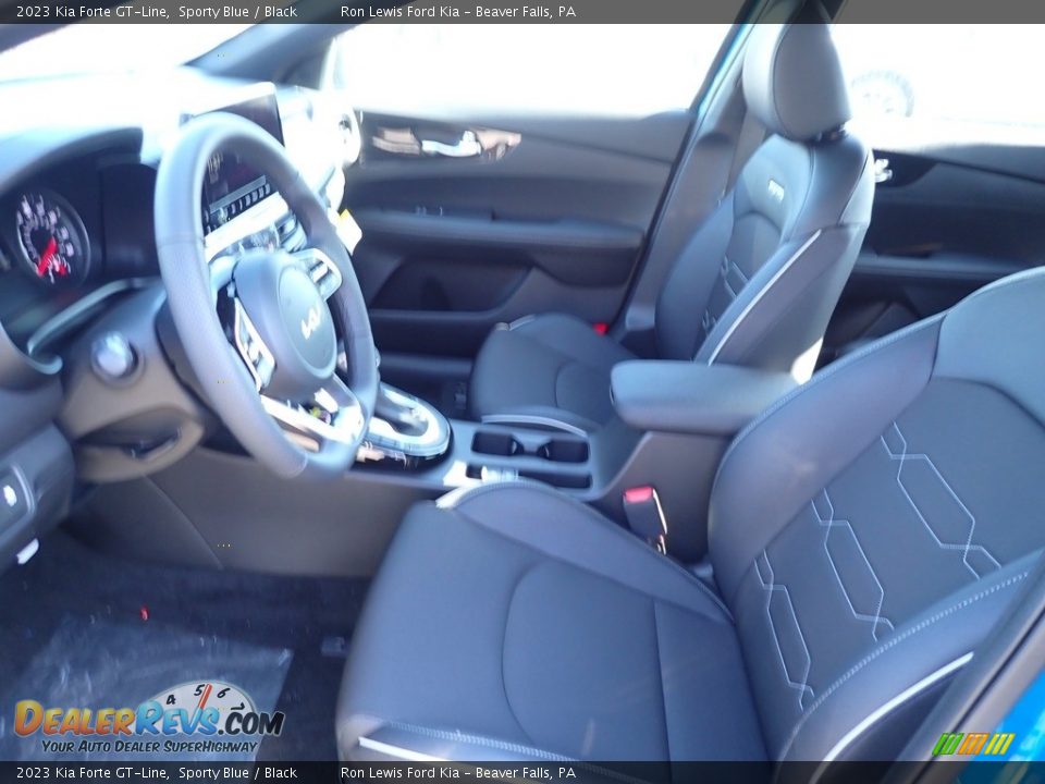 2023 Kia Forte GT-Line Sporty Blue / Black Photo #14