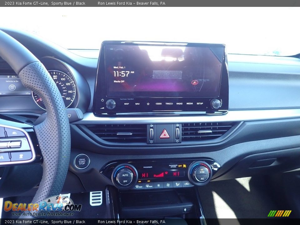 2023 Kia Forte GT-Line Sporty Blue / Black Photo #16