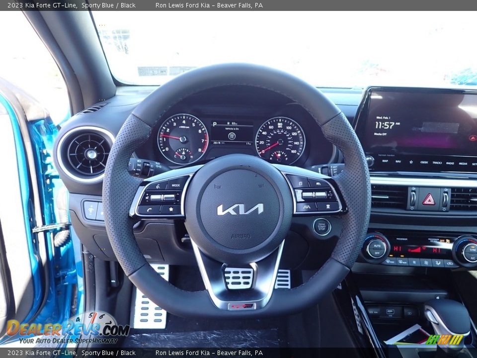 2023 Kia Forte GT-Line Sporty Blue / Black Photo #19