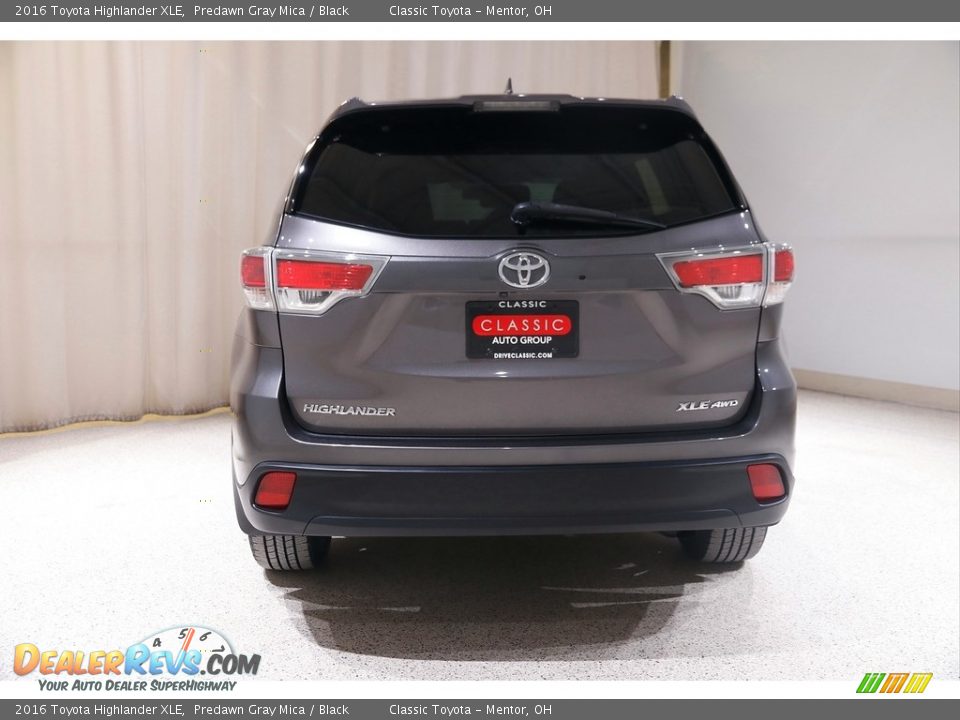 2016 Toyota Highlander XLE Predawn Gray Mica / Black Photo #21