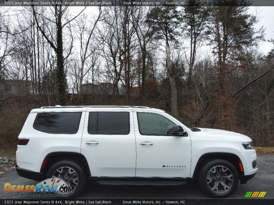 Bright White 2023 Jeep Wagoneer Series III 4x4 Photo #5