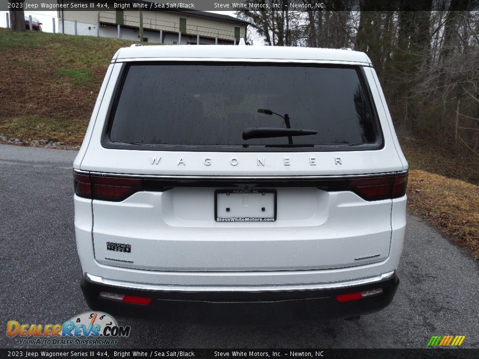 Bright White 2023 Jeep Wagoneer Series III 4x4 Photo #7