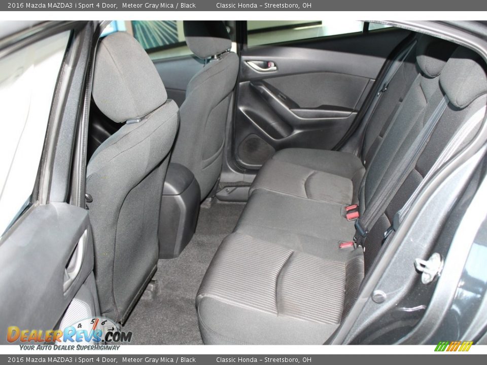 Rear Seat of 2016 Mazda MAZDA3 i Sport 4 Door Photo #24